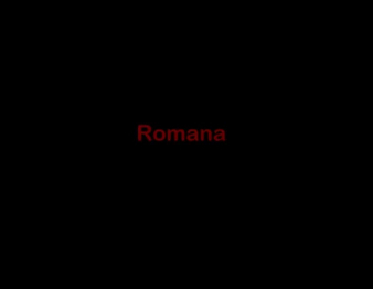 تجريد رومانا ووجودها أول حلمة مارس الجنس.